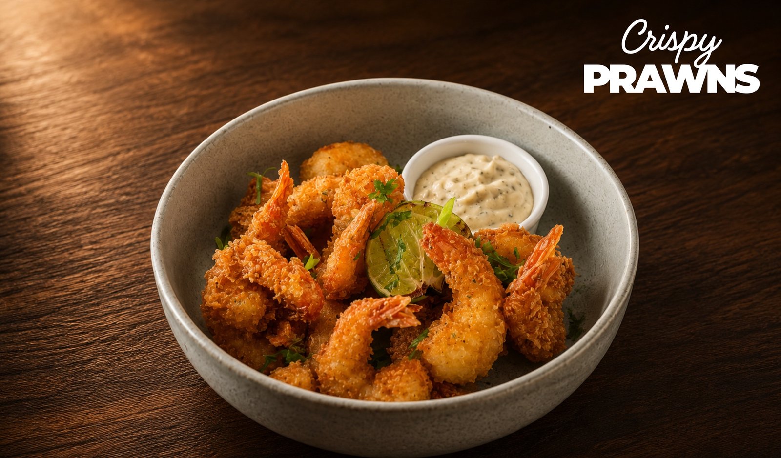 Crispy prawns