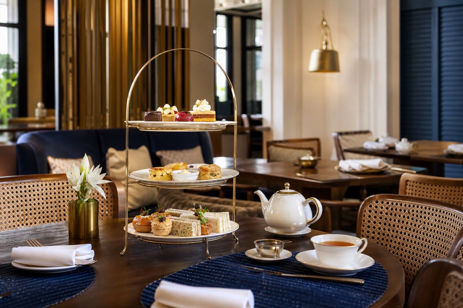 Afternoon high tea at Tropikana